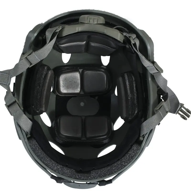 Тактический шлем крышка Casco страйкбол шлем аксессуары Emerson для пейнтбола быстрая прыгающая защитная маска для лица Новинка - Цвет: grey