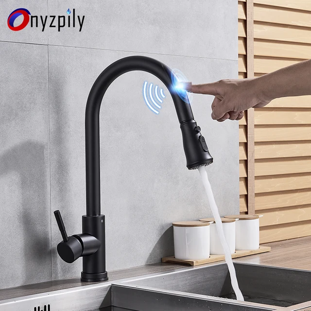 Special Offers Good Quality Srnse Touch Kitchen Faucet Oil Rubbed Bronze Deck Mounted One Handle Single Hole Bathroom Washing Sink Mixer Taps