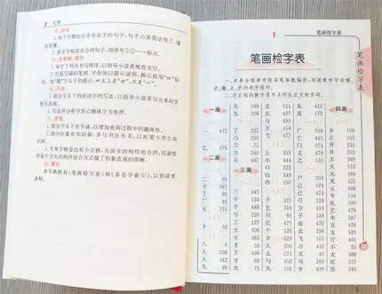 Chinese Stroke dictionary with 2500 common Chinese characters for learning Pinyin hanzi and making sentence Language tool books