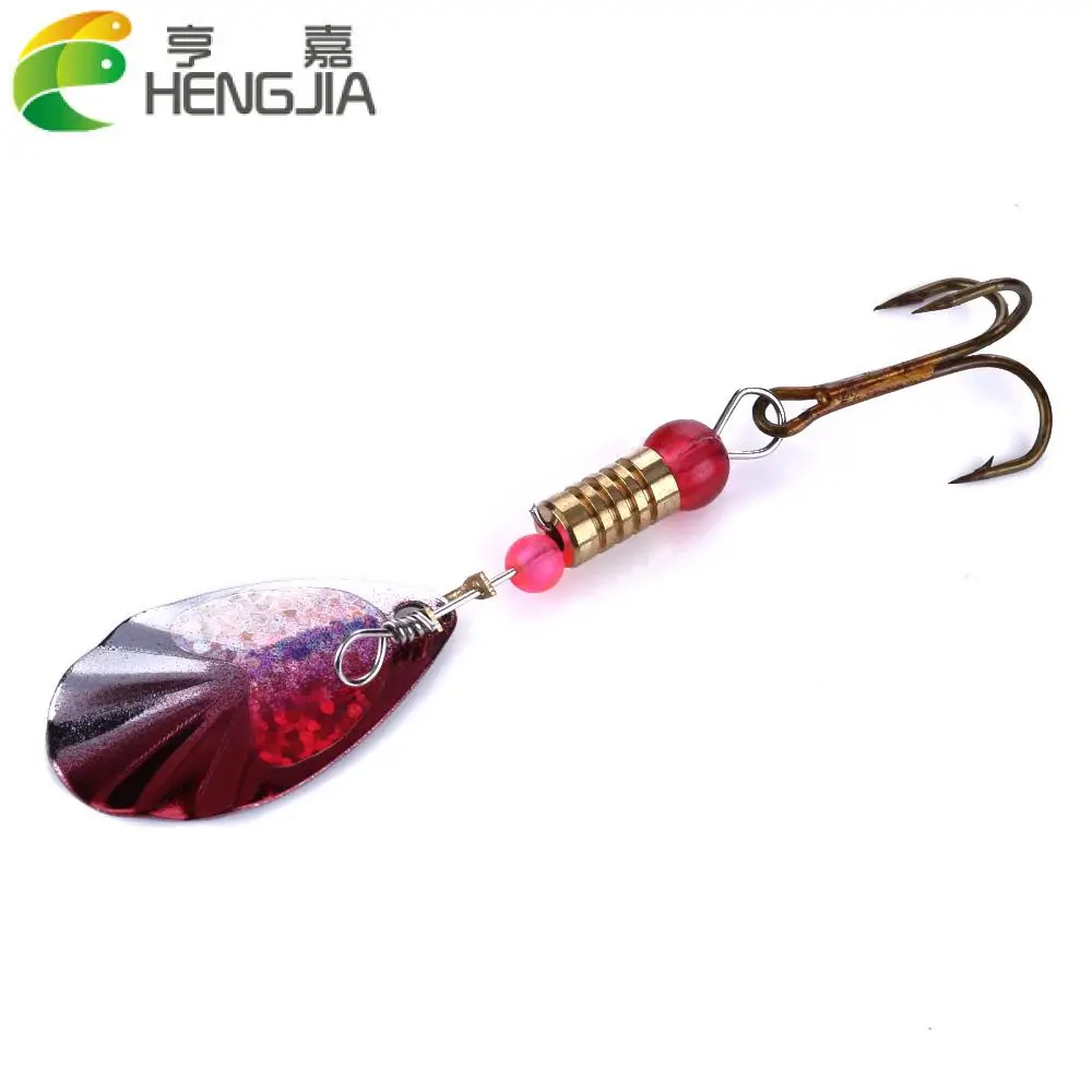 HENGJIA 1 шт. металлическая рыболовная приманка с блестками 2 7/2 8/3/3.3/3.