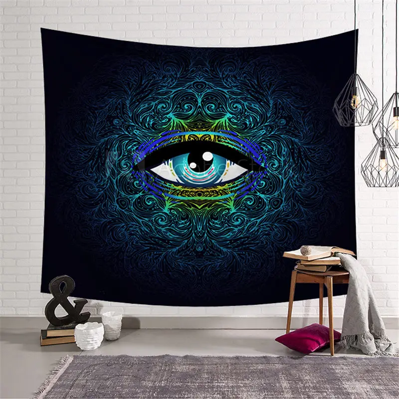 

Tapestry Hippie Wall Hanging Tapiz Pared Tela Psychedelic Tapiz Bohemian Decor Mandalas Para La Pared Tapisserie Murale Brujeria