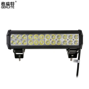 

GERUITE Brand 2pcs 72W LED Work Light Bar for Tractor Boat Off-Road 4WD 4x4 Hummer Truck SUV ATV Combo Beam 12v 24v