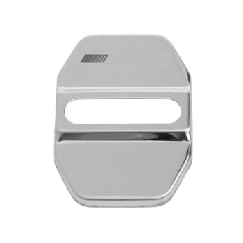 

Stainless Steel Car Door Lock Cover Decor Sticker For Benz E C E260L GLK ML GLA
