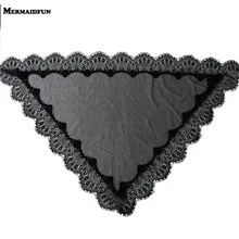 Настоящие фотографии, кружевная окантовка, черный тюль, Мантилья, католическая вуаль, покрытие на голову для латинских масс,, элегантная церковная Часовня вуаль