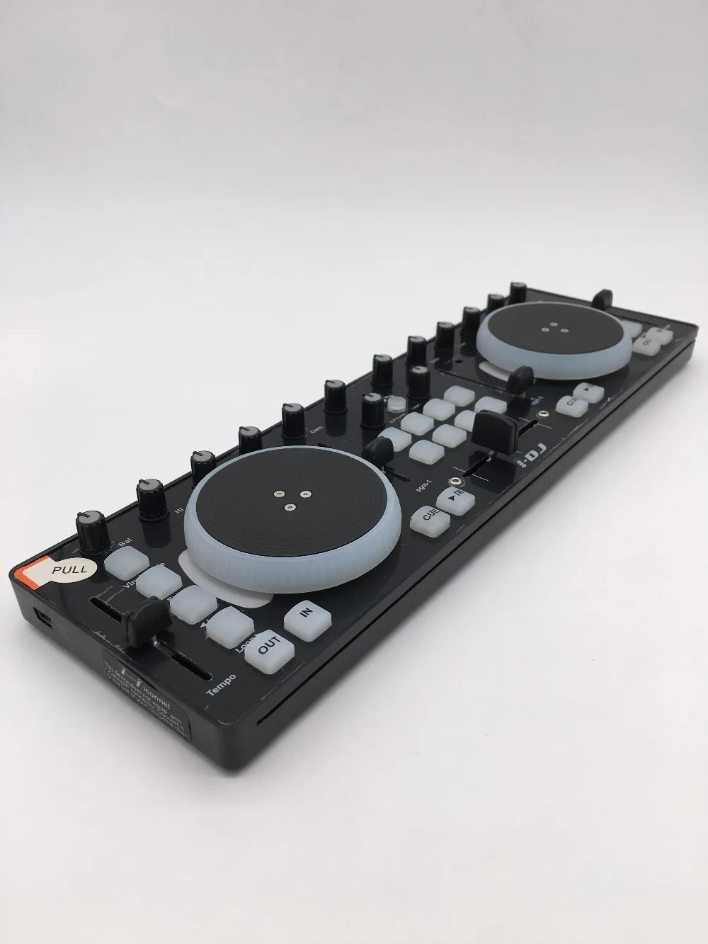 Значок i DJ сенсорный управляемый мини USB MIDI/DJ контроллер, маленький DJ контроллер на основе вертушки парадигмы