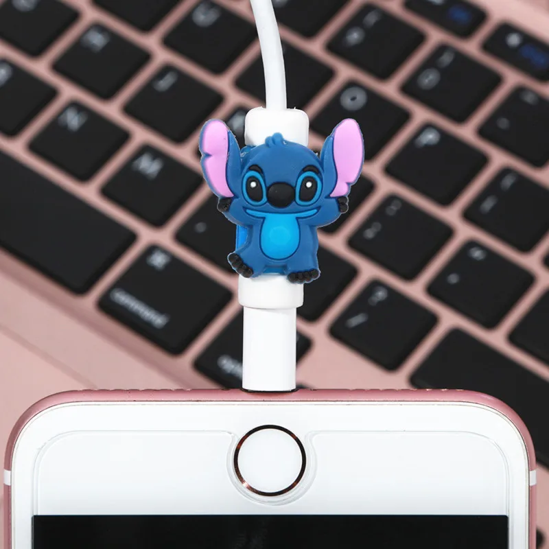 QQQRGB мультяшный протектор кабеля для зарядного устройства USB устройство намотки