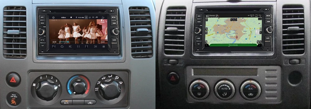 4GB android 9.0 car dvd player for Nissan Navara 2005~2014 Multimedia GPS Navigation Map Autoradio WiFI Bluetooth 10