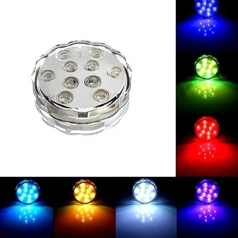 Аккумуляторная аквариумная светодиодсветодиодный лампа RGB с дистанционным