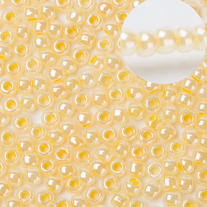 902 (3)New Arrivel Orange Glass Seed Beads Cream Colors Round 110 about 2mm Beading Supplies for Jewelry DIY Making 10glot