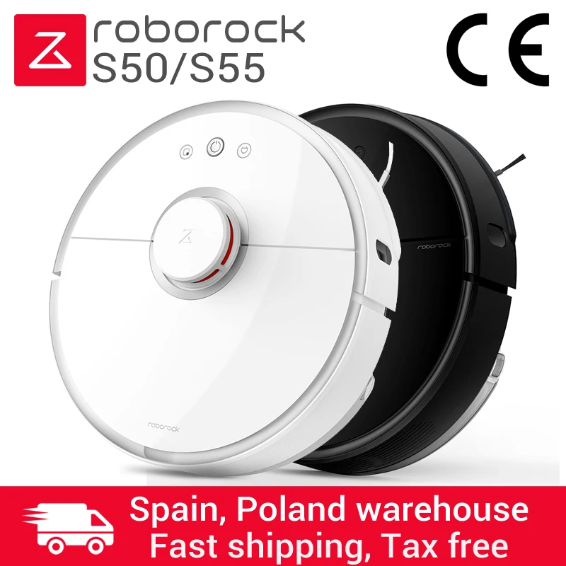 

Xiaomi Roborock S50 Robot Vacuum Cleaner 2 Smart Planned Route APP Control Automatic Sweep and Mop