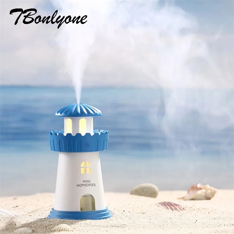 

TBonlyone 150ML Tower Humidifier Electric Aroma Diffuser USB Aroma Lamp Humidifier Essential Oil Diffuser Office Air Humidifier