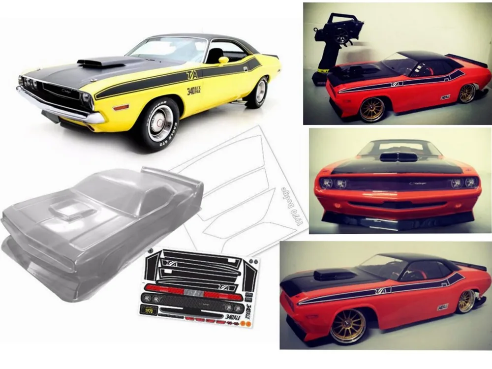 1/10 масштаб OnRoad drift 350 302GT прозрачный корпус для 1970 DODGE CHALLENGER Body(200 мм) HPI-105106 KYOSHO TAMIYA HSP REDCAT FS YOMAKO