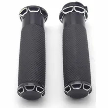 1 пара " 25 мм мотоцикл ремонт руль ручка бар ручки для Harley Sportster 883 1200 XL XR VRSC Softail Touring Dyna на заказ
