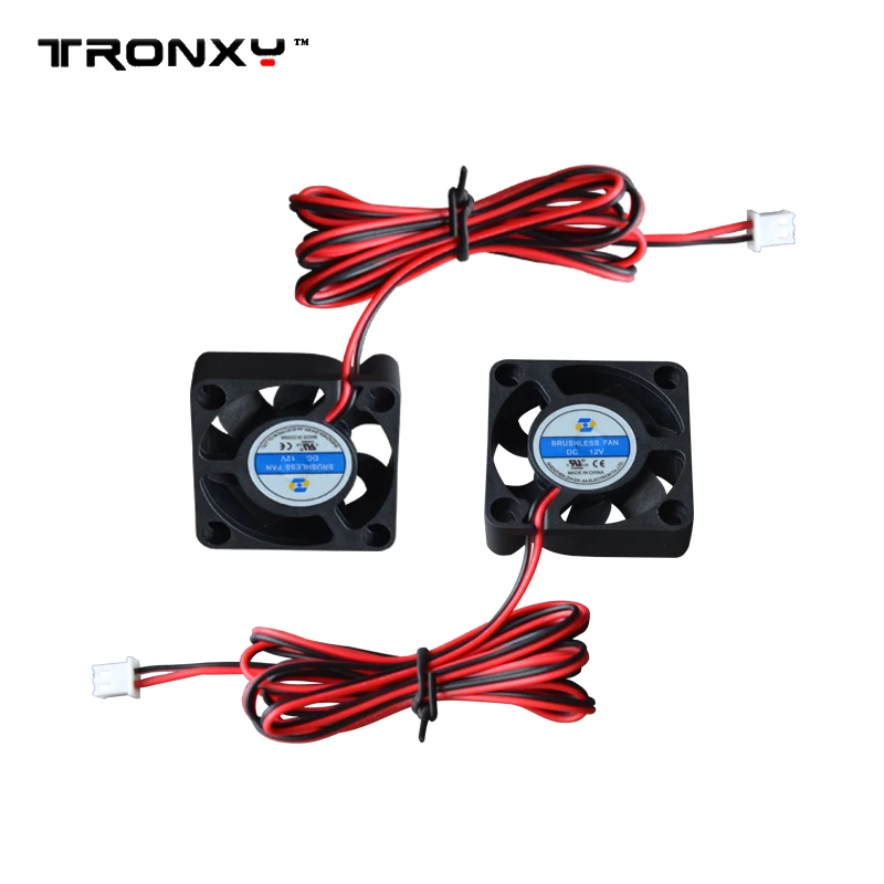 

Аксессуары и запчасти для 3D-принтера TRONXY, 12 В постоянного тока, Охлаждающие вентиляторы для экструдера и Ultimaker, 2 вентилятора с печатной головкой 40 мм x 40 мм x 10 мм, бесплатная доставка