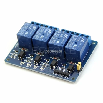 

1pc DC 5V 4-Channel Relay Module Optocoupler For Arduino PIC ARM AVR DSP HD23L