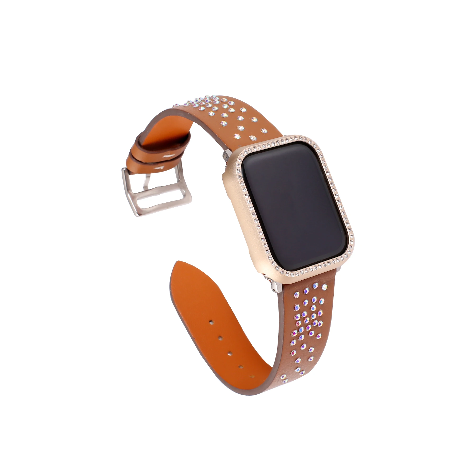 Кожаный элегантный чехол наручных часов Iwatch, ремешок для наручных часов Ремешок для наручных часов Apple Watch Series 4/3/2/1 38 мм 42 мм 40 мм 44mmseries 5