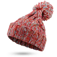 Новые зимние большие шерстяные вязаные шапки оптом плюшевые толстые теплые шерстяные женские шапки оптом