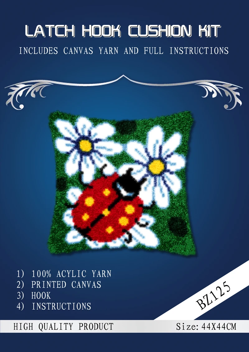 

oneroom Flowers Carpets set for embroidery stitch thread Latch hook rug kits Crochet hook cross-stitch Patchwork Carpet 10.99USD