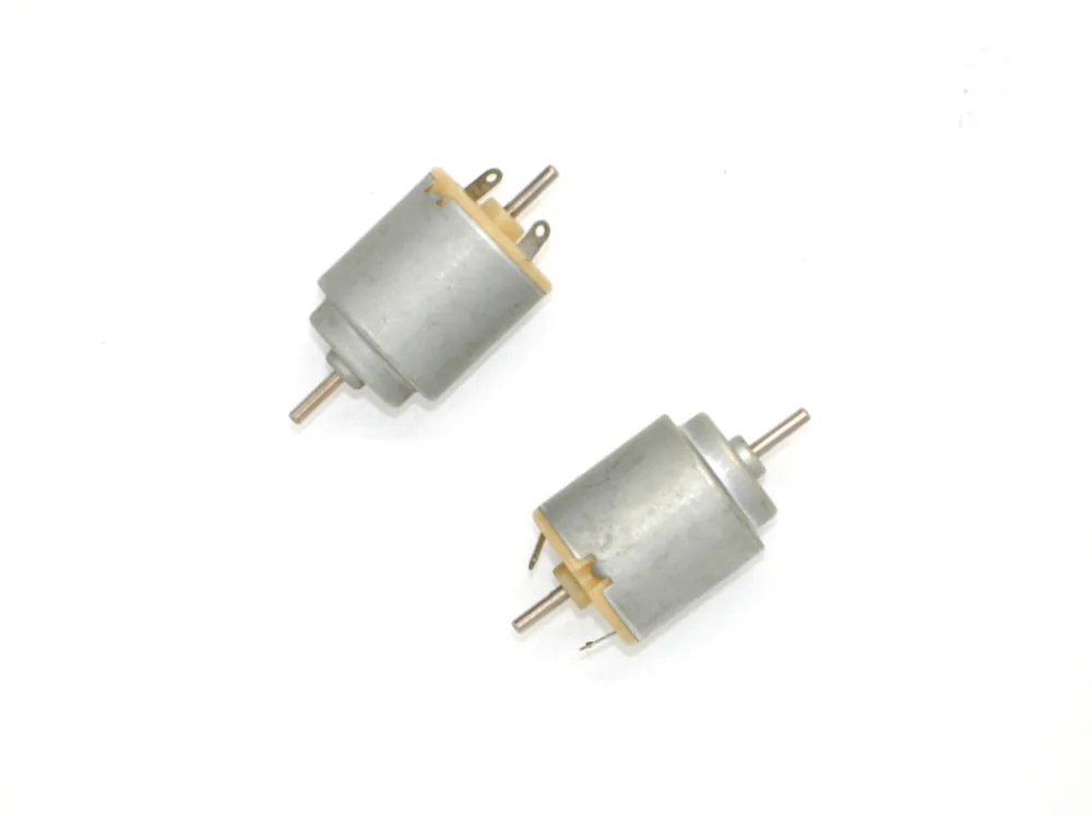 Shiping libre 140 DC motor 21 * 25mm3v 11000 RPM 0.08A 2mm de diámetro del eje: longitud axial incluyendo los pasos: 10mm Jefe: 38mm