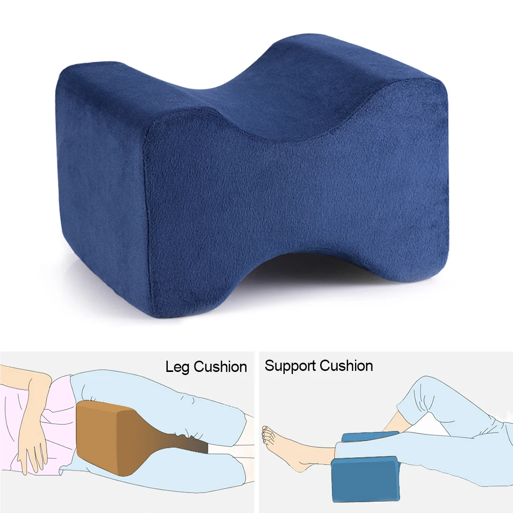 

Orthopedic Memory Foam Knee Wedge Pillow for Sleeping Sciatica Back Hip Joint Pain Relief Contour Thigh Leg Pad Support Cushion