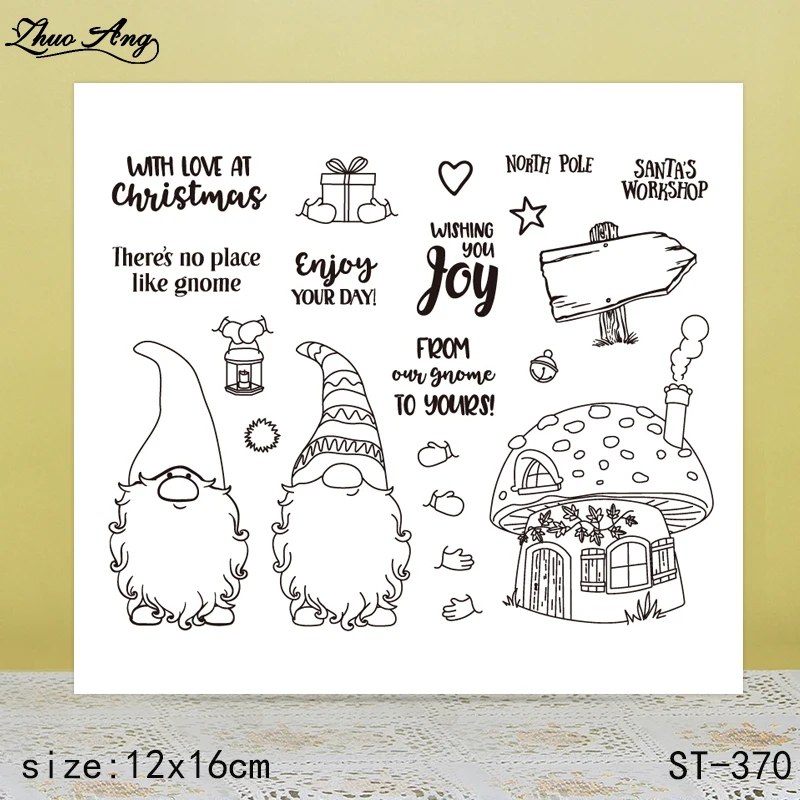 

ZhuoAng New ST-370 design transparent seal / sealed DIY scrapbook / album decoration card / seamless seal