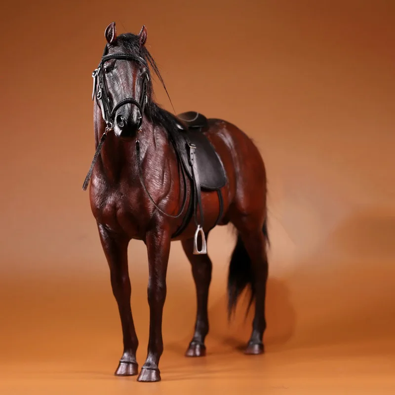 

1/6 Soldier Scene Accessories German Hanover Warm-blooded Horse Warhorse Model Soldier and Horse