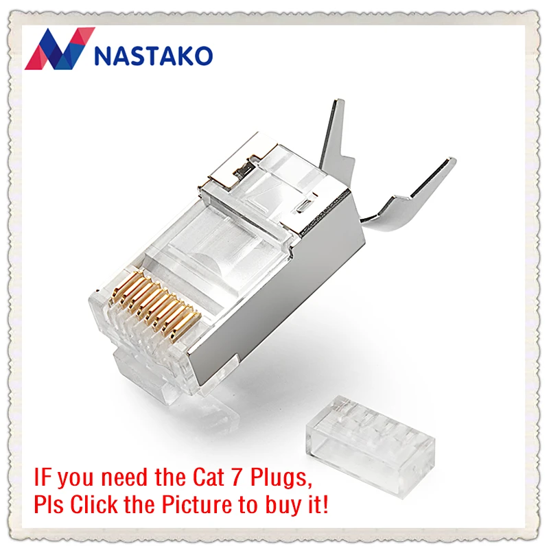 RJ45 Crimper RJ45 Crimping Tool Cat7 Cat6A Connector Network Tools Pliers For Cat7 Cat6 Cat5 RJ11 Crimps Metal Clip Modular Plug ethernet cable tracer