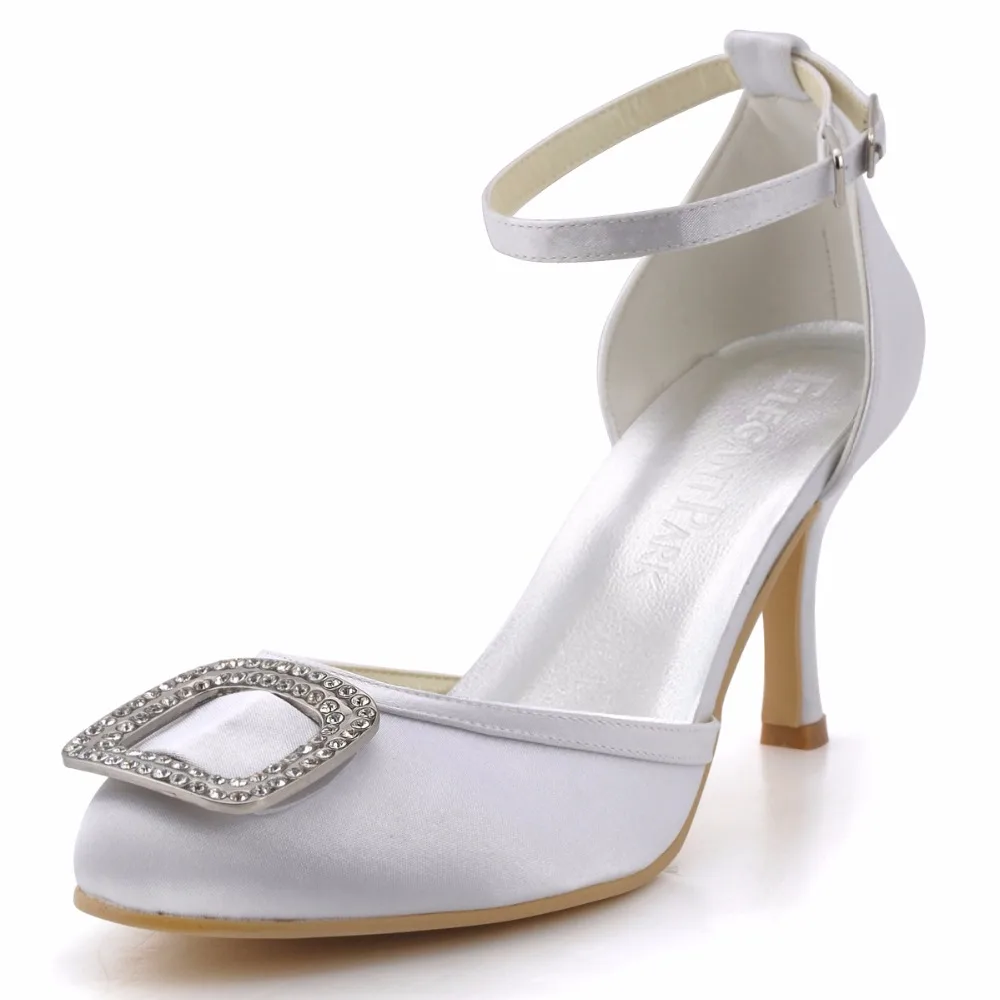 ivory closed toe heels
