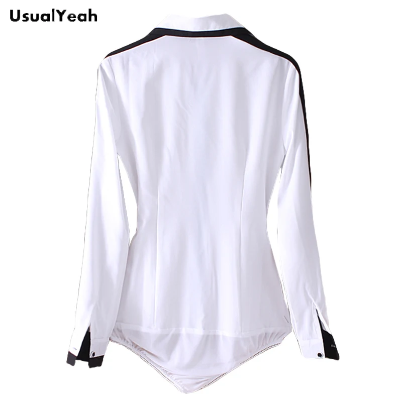 New Fashion Women White and Black Formal Blouse Office Shirts Fashion Body Shirt Long Sleeve Women Work Tops S-XXL ladies white shirt