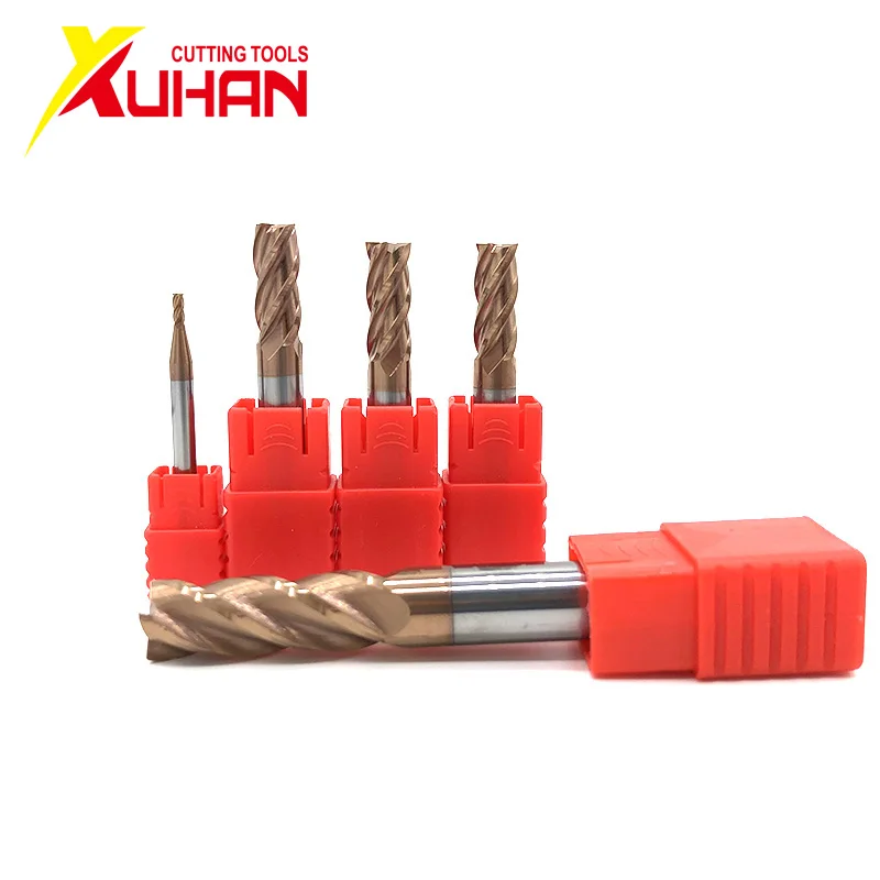 

HRC55 4Flutes Lengthern End mill Milling Cutter Alloy Coating Tungsten Steel Carbide endmills cutting tool CNC maching End mills