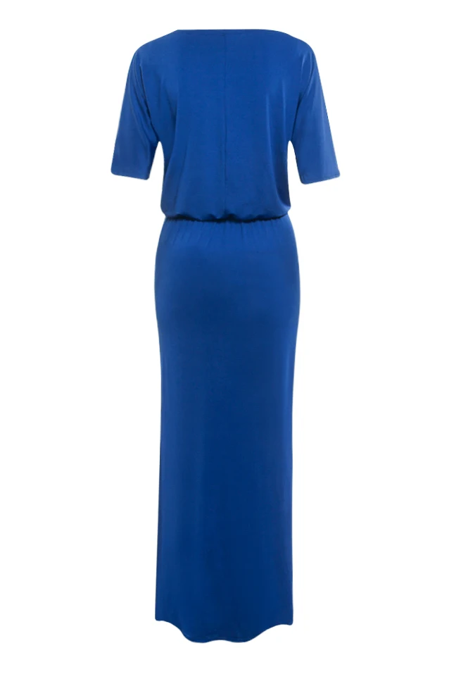 Women Summer Asymmetrical Casual Maxi Dress Pocket Blue Black Long Pleated Loose Dress Streetwear vintage vestidos de fiesta Dresses
