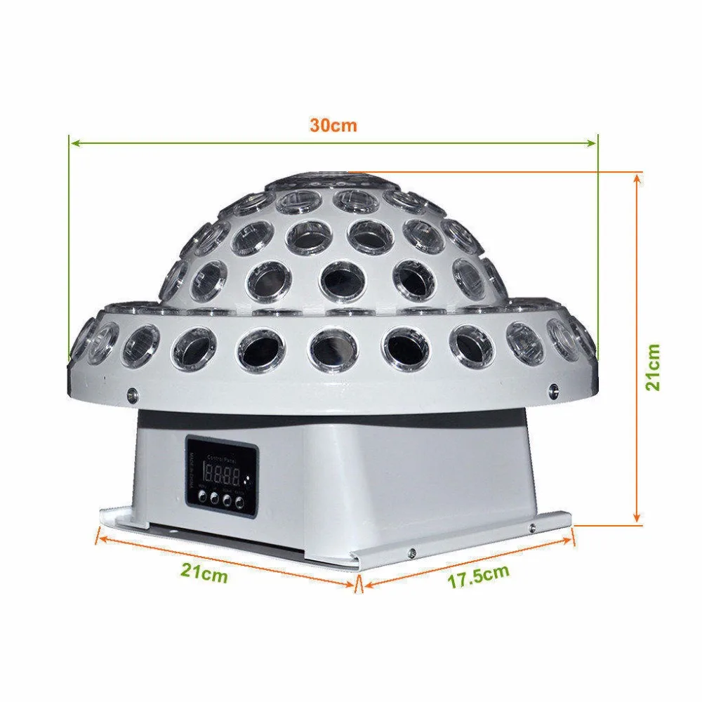 AUCD пульт DMX Gobo RG лазерные огни смешанные RGB полный колоер светодиодный диско хрустальный шар лампа Рождество DJ домашние вечерние шоу сценическое освещение MB