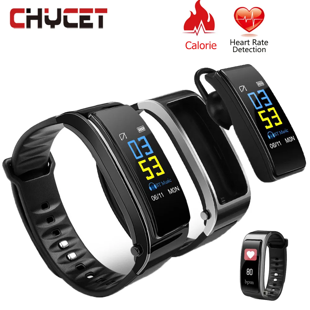 Chycet Y3 Plus фитнес браслет отвечающий на звонки воспроизведение музыки пульсометр