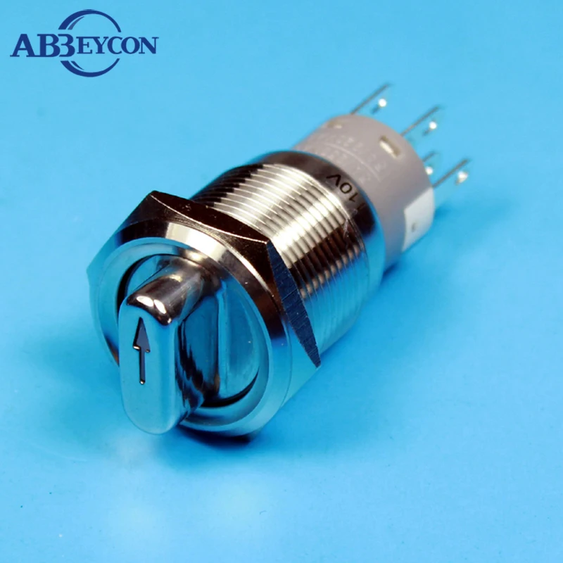 1930XE2 19mm stainless steel knob switch waterproof metal LED