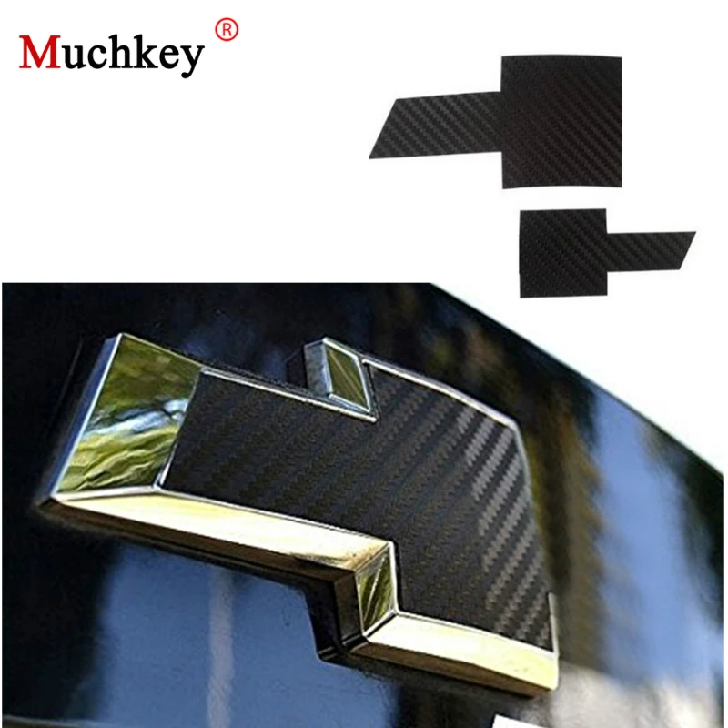 

Car Styling For Chevrolet chevy Cruze 3 Sedan 2011 2012 2013 2014 4D Carbon Fiber Vinyl Front and Back Logo Sticker Auto Part