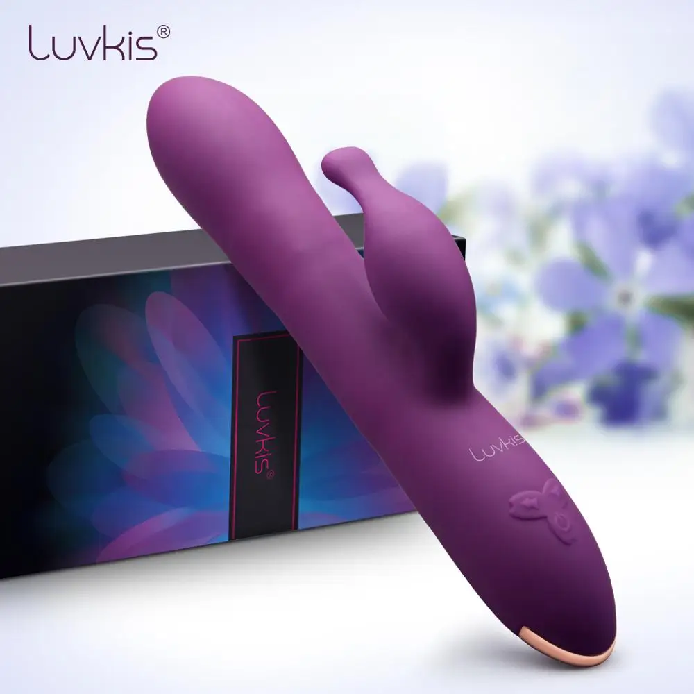 Вращающийся вибратор кролик Luvkis вращение на 360 градусов Стимуляция клитора для
