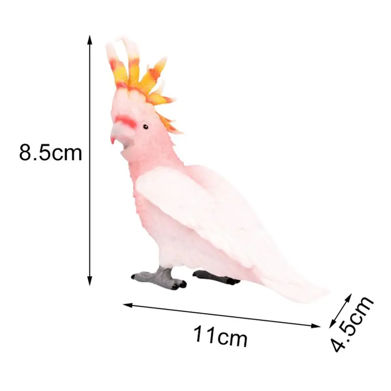 Сад эмультационный лес попугай изображение Миниатюрные модели животных ремесло фигурка птицы пластиковые ремесленные украшения аксессуары - Цвет: F