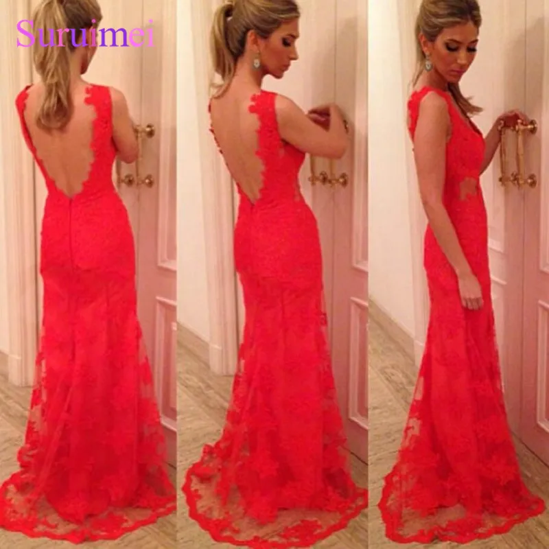 2018 элегантный v-образный вырез Vestidos De Baile Latino Mujer Тюль Красные Длинные Дешевые