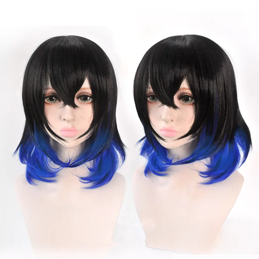 

Anime Demon Slayer: Kimetsu no Yaiba Inosuke Hashibira Wigs Heat Resistant Synthetic Hair Cosplay Wigs + Wig Cap