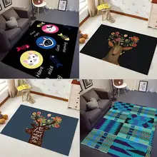 120*80 см INS модный супер мягкий фланелевый черно-белый ковер 15 мм толстый мягкий ковер для гостиной игровой коврик нескользящий коврик одеяло