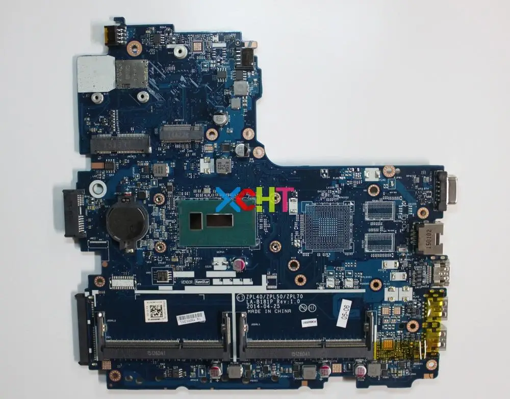 XCHT для HP ProBook 450 G2 Series 799555 501 601 ZPL40/ZPL50/ZPL70 LA B181P UMA i7 5500U протестированная материнская