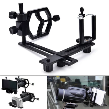 

Multifunction Telescopic Universal Digital Camera Cell Phone Bracket Support Holder Mount Spotting Scopes Telescope Adapter #8