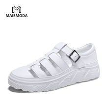 MAISMODA/ г. Летние сандалии для мужчин; дышащие Нескользящие сандалии-гладиаторы; модная повседневная обувь; размеры 39-44 YL598