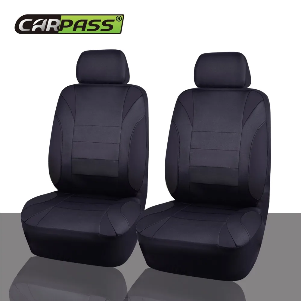 Car Pass 2017 Four Season Oxford Car Seat Covers Black