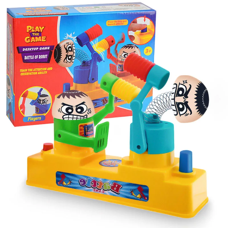 Funny Stress Relief Toys lol bjd Dolls Toys For Children Double Hammer Hitting Interactive Toys Rave Prank Toy Desktop Decompres
