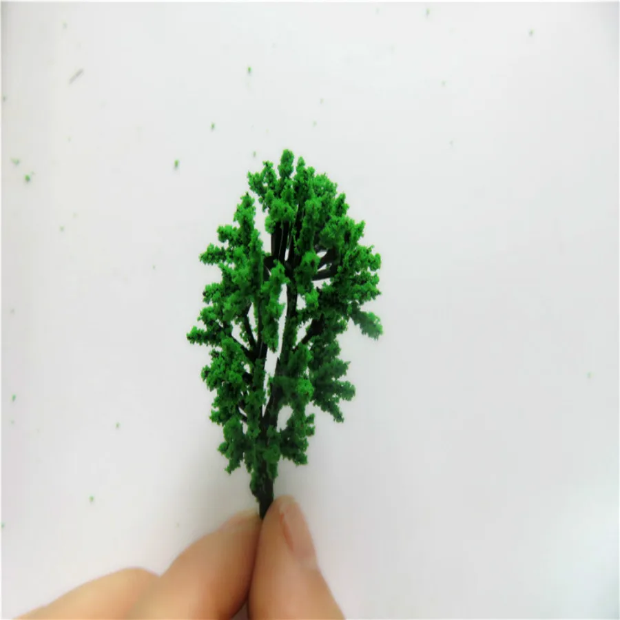 new architecture 3d scale artificial plastic model  green tree  layout172