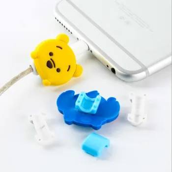 

50pcs/lot Newest Cartoon USB Charger Data cable saver C cord protective Cable Protector For iphone 4 5 6 7 7 plus