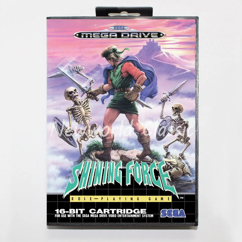Игровая карта Shining Force 1 2 16 бит для Genesis MD с коробкой Sega Mega Drive Genesi | Электроника
