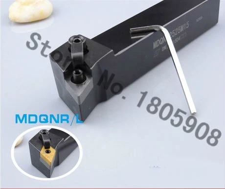 

MDQNR1616H11 CNC Turning Lathe Machine Tools Lathe Cutting Tools 107.5 degrees External Turning Tool Holder 16*16*100MM