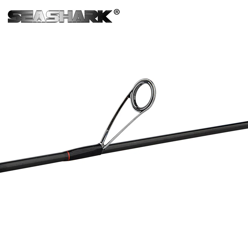 Seashark 1.91 м углерода ul спиннинг 2 раздела линии Вес 4 7lb приманки 1 6 г Baitcasting Рыбалка